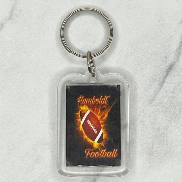 Humboldt Football Double Sided Keychain Keyring - Picture 1 of 7